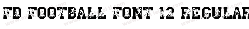 FD Football Font 12 Regular字体转换